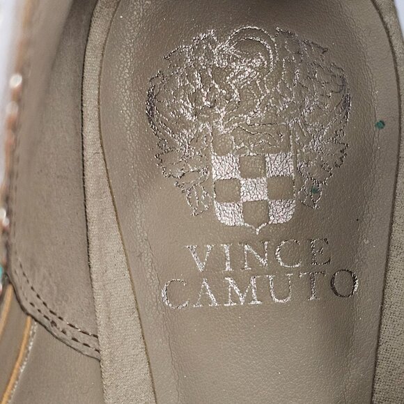 Vince Camuto Prafinta Suede Ankle Booties 10M Château Studded Detailing - Picture 9 of 15
